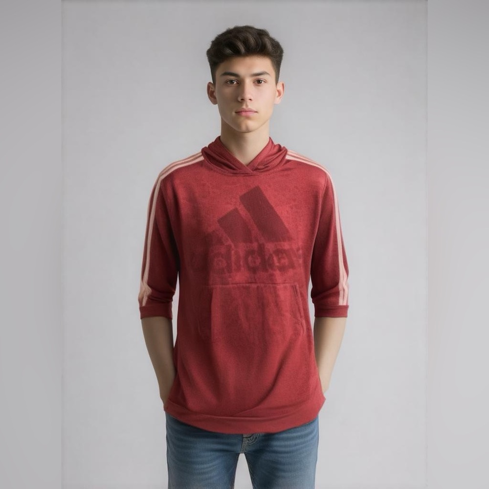 adidas hoodie boys size large 14-16